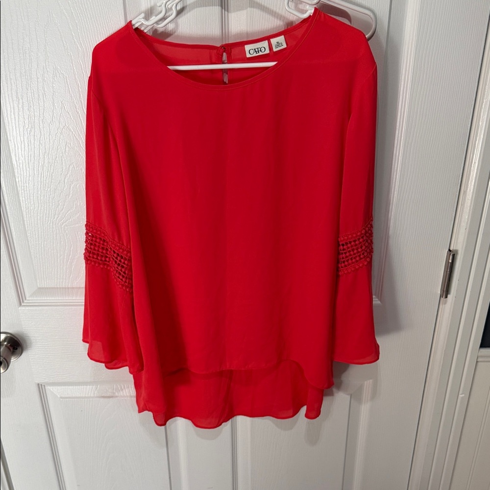Cato Coral Women's Top